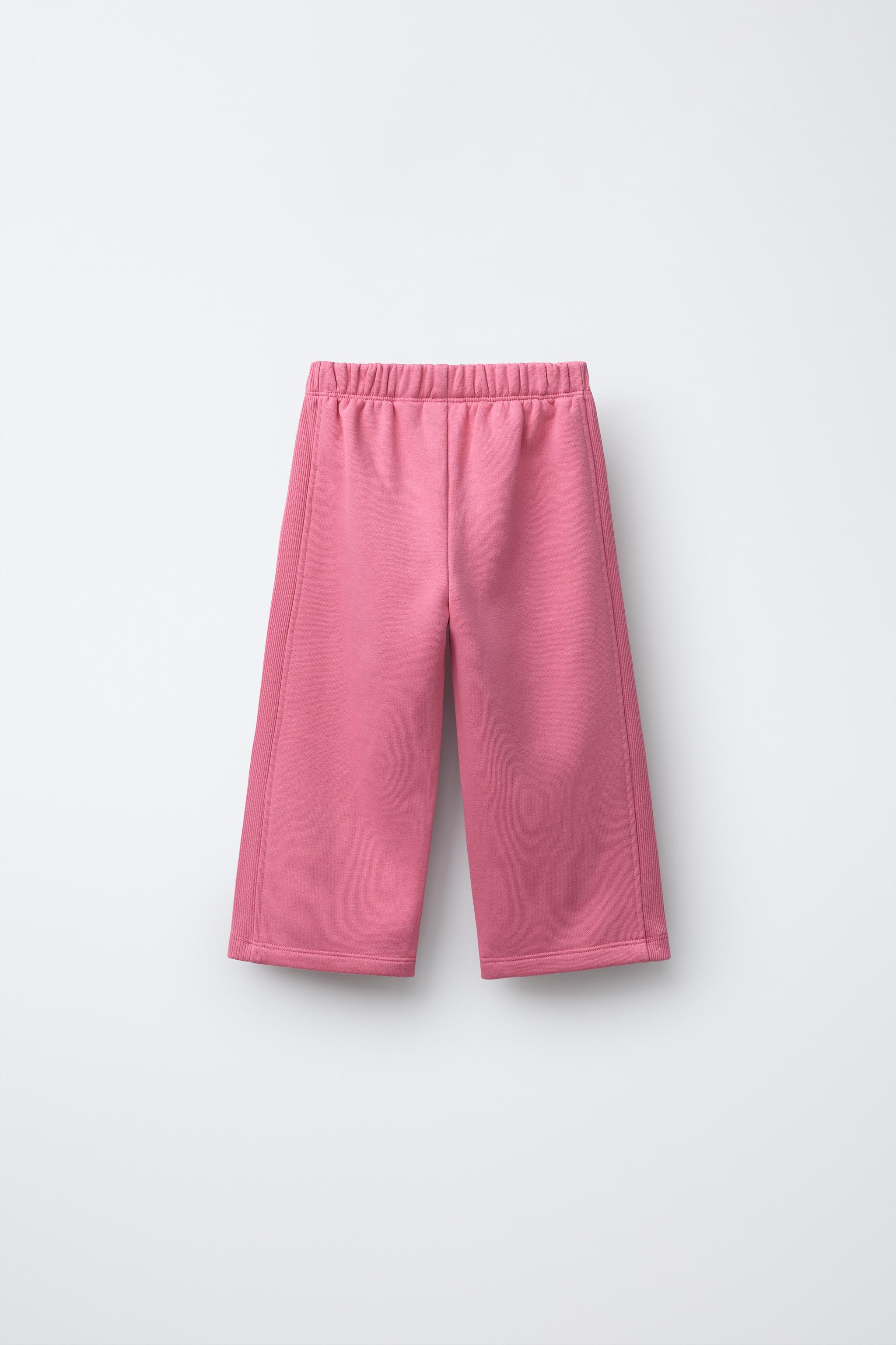 PANTALON EN MOLLETON WIDE LEG BRODÉ CAPIBARA